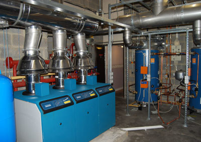 New boiler plant installation and heating systems to sheltered accommodation