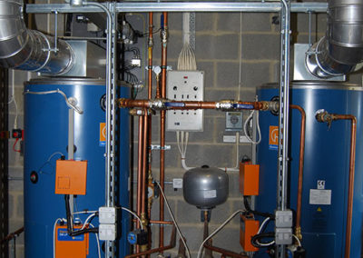 New boiler plant installation and heating systems to sheltered accommodation